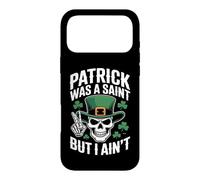 Carcasa para iPhone 17 Pro MAX Patrick Was Saint But I Aint Skull St Patricks Day