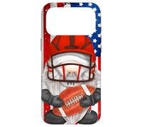 Carcasa para iPhone 17 Pro MAX Patriotic Football Grandpa GNOME American Flag For Gameday