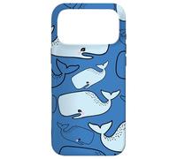 Carcasa para iPhone 17 Pro MAX Patrón de Ballena Azul Playa náutica diseño océano Crucero