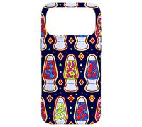 Carcasa para iPhone 17 Pro MAX Patrón de lámpara de Lava Retro Groovy Y2K estética