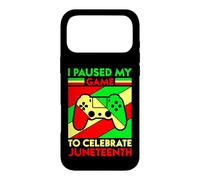 Carcasa para iPhone 17 Pro MAX Pause mi Juego para Celebrar Juneteenth Black Freedom 1865