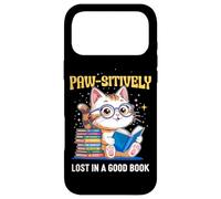 Carcasa para iPhone 17 Pro MAX Paw-sitively Lost in a Good Book Cute Reading Cat