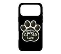 Carcasa para iPhone 17 Pro MAX Pawsitively, el Mejor Juego de Palabras Divertido de papá con Gatos para el Día del Padre