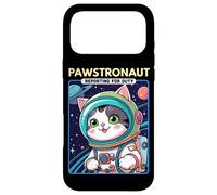 Carcasa para iPhone 17 Pro MAX Pawstronaut Reporting for Duty Cat Space Design