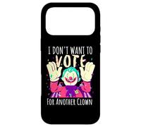 Carcasa para iPhone 17 Pro MAX Payaso Aterrador No Quiero Votar por Otra votación de Payaso