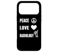 Carcasa para iPhone 17 Pro MAX Paz Amor Radiología Radiología Radiólogo Radiólogo Salud