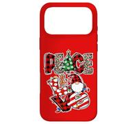 Carcasa para iPhone 17 Pro MAX Peace and Love Xmas Elements Graphic Christmas GNOME Women