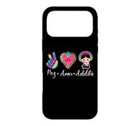Carcasa para iPhone 17 Pro MAX Peace Love Adelita Funny Mexican Spanish Saying México Team