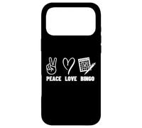 Carcasa para iPhone 17 Pro MAX Peace Love Bingo Orgulloso Hombres Mujeres Bingo Jugador
