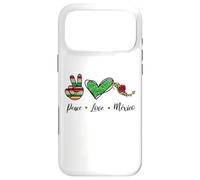 Carcasa para iPhone 17 Pro MAX Peace Love Mexico, Mexican Gifts Souvenir Mexico Reminder