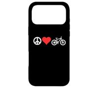 Carcasa para iPhone 17 Pro MAX Peace Love Mountain Bikes Funny Retro MTB Biking