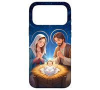 Carcasa para iPhone 17 Pro MAX Peace on Earth Modern Anime Nativity Scene Art
