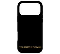 Carcasa para iPhone 17 Pro MAX Pee Is Stored In The Balls Funny Sarcastic Urination Meme