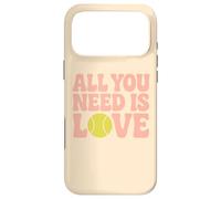Carcasa para iPhone 17 Pro MAX Pelota de Tenis Groovy Love 's All You Need Sports