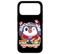 Carcasa para iPhone 17 Pro MAX Penguin Sushi Chef Funny & Cute Penguin Chef & Sushi Board