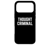 Carcasa para iPhone 17 Pro MAX Pensamiento Criminal 1984 Thoughtcrime Distopía Política Lema