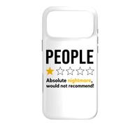 Carcasa para iPhone 17 Pro MAX People One Star Absolute Nightmare Would Not Recommend