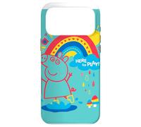 Carcasa para iPhone 17 Pro MAX Peppa Pig Rainbow