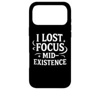Carcasa para iPhone 17 Pro MAX Perdí la concentración a Mitad de mi existencia Cita Divertida sobre el Caos del TDAH