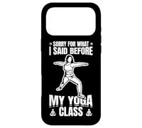 Carcasa para iPhone 17 Pro MAX Perdón por lo Que Dije Antes del Yoga