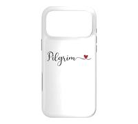 Carcasa para iPhone 17 Pro MAX Peregrino Tipografía Corazón Regalo de Acción de Gracias