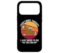 Carcasa para iPhone 17 Pro MAX Perezoso Vintage No Necesito Terapia Solo Necesito Hacer Tai Chi