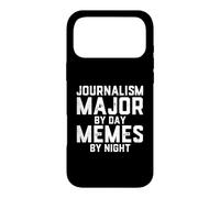 Carcasa para iPhone 17 Pro MAX Periodismo Mayor De Día Memes Noche Estudiante Periodista Trabajo