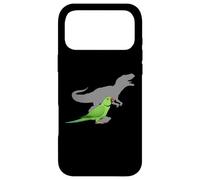 Carcasa para iPhone 17 Pro MAX Periquito Indio Ringneck con T Rex Shadow Bird Lovers