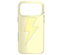 Carcasa para iPhone 17 Pro MAX Perno de relámpago Amarillo Pastel estético
