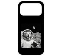 Carcasa para iPhone 17 Pro MAX Perro Astronauta Selfie En La Luna Amante De Los Perros