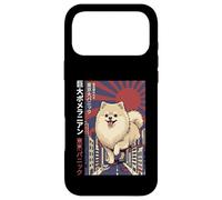 Carcasa para iPhone 17 Pro MAX Perro Gigante de Pomerania Tokio Kaiju Pelea y descubre