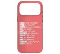 Carcasa para iPhone 17 Pro MAX PERSISTE como LA Regla DE Elizabeth Ruth US Congress Women Meme