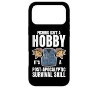 Carcasa para iPhone 17 Pro MAX Pesca Supervivencia Humor Pescador Prepper Pescador