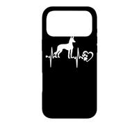 Carcasa para iPhone 17 Pro MAX Pharaoh Hound Dog Heartbeat Paw Love Funny Puppy Lover