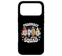 Carcasa para iPhone 17 Pro MAX Pharmacy Squad Retro Píldora Jeringa Tech Farmacéutico