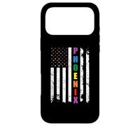 Carcasa para iPhone 17 Pro MAX Phoenix Arizona LGBTQ Gay Pride Month American Flag Rainbow
