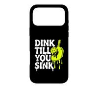 Carcasa para iPhone 17 Pro MAX Pickleball Dink Till You Sink Slime Paddle Graphic