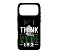 Carcasa para iPhone 17 Pro MAX Piensa Dos Veces código una Vez
