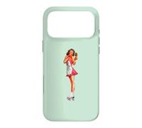 Carcasa para iPhone 17 Pro MAX Pin Up Girl Bastante Morena Patines Patines Piernas