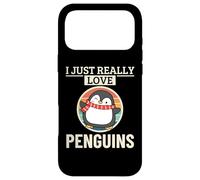 Carcasa para iPhone 17 Pro MAX Pingüino I Just Really Love Penguins