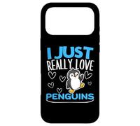 Carcasa para iPhone 17 Pro MAX Pingüino I Just Really Love Penguins