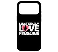 Carcasa para iPhone 17 Pro MAX Pingüino I Just Really Love Penguins
