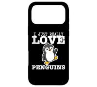 Carcasa para iPhone 17 Pro MAX Pingüino I Just Really Love Penguins