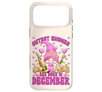 Carcasa para iPhone 17 Pro MAX Pink Birthday GNOME Bday Princess For Women Born In December