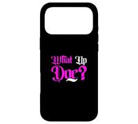 Carcasa para iPhone 17 Pro MAX Pink Color What Up Doe? Gráfico Rosa