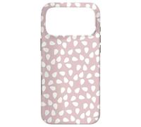 Carcasa para iPhone 17 Pro MAX Pink White Teardrop Leaf-Like Petal Seedpod Nature Pattern