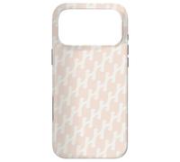 Carcasa para iPhone 17 Pro MAX Pinky Beige Wavy Lines Stripes Organic Classic Pattern