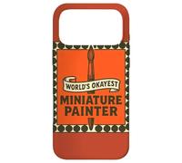 Carcasa para iPhone 17 Pro MAX Pintor en Miniatura más Bien del Mundo Divertido Mini Pintores Arte