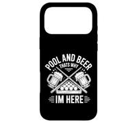 Carcasa para iPhone 17 Pro MAX Piscina Divertida y Cerveza por eso Estoy aquí Diciendo