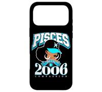 Carcasa para iPhone 17 Pro MAX Piscis 2006 Reina Rasgos del Zodiaco Afro Diva Cumpleaños